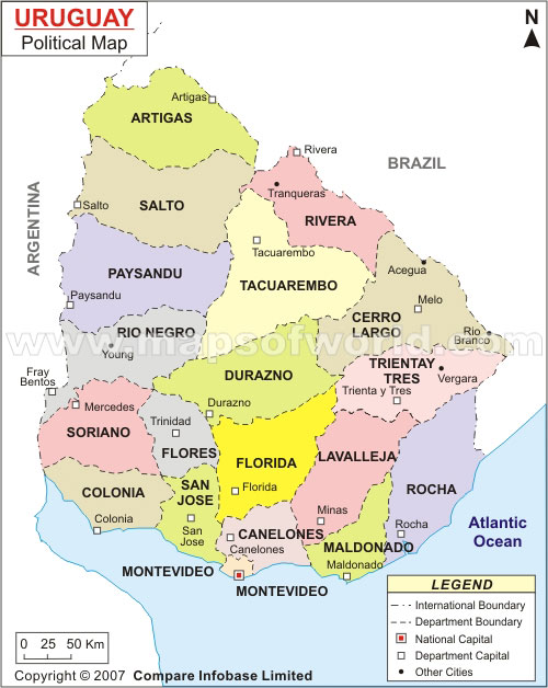 Montevideo map
